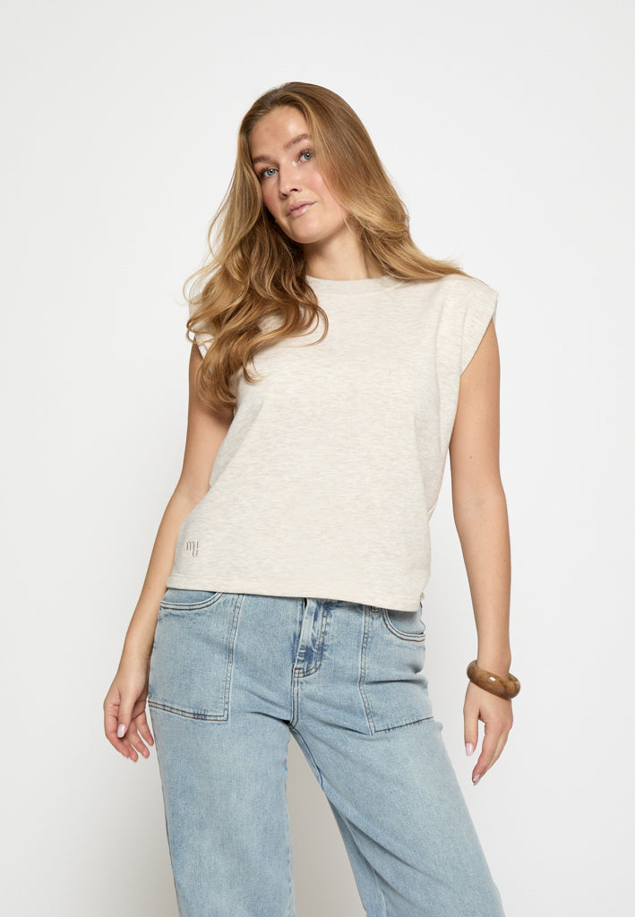 Minus MSMidea Sweat Sweatshirt 353M Nomad Sand Melange