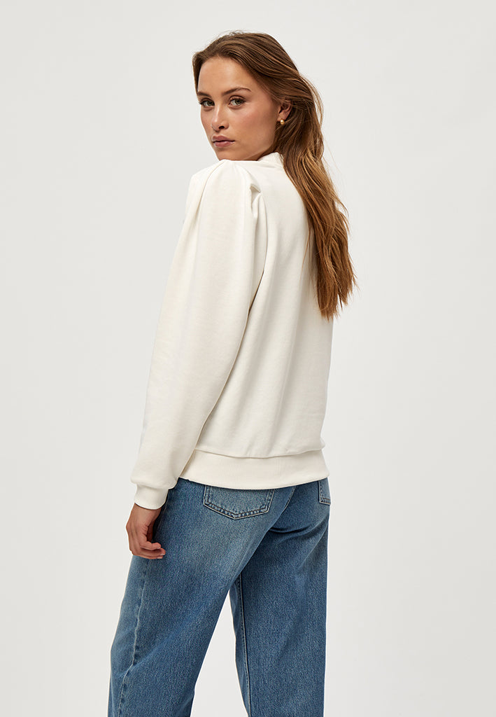 Minus MSMika Long Sleeve Sweat Pullover 220 Broken White