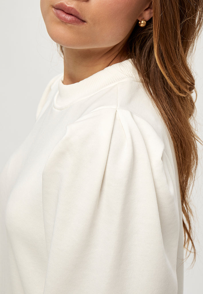 Minus MSMika Long Sleeve Sweat Pullover 220 Broken White