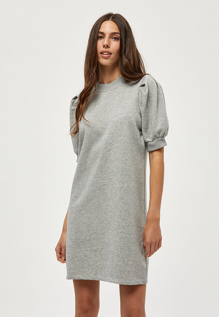 Minus MSMika Sweat Dress Dress 112M Light Grey Melange