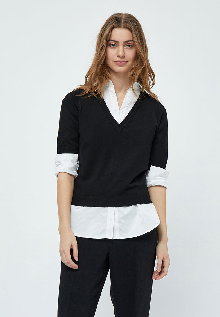 Minus MSMilla Knit T-Shirt T-Shirt 100 Black