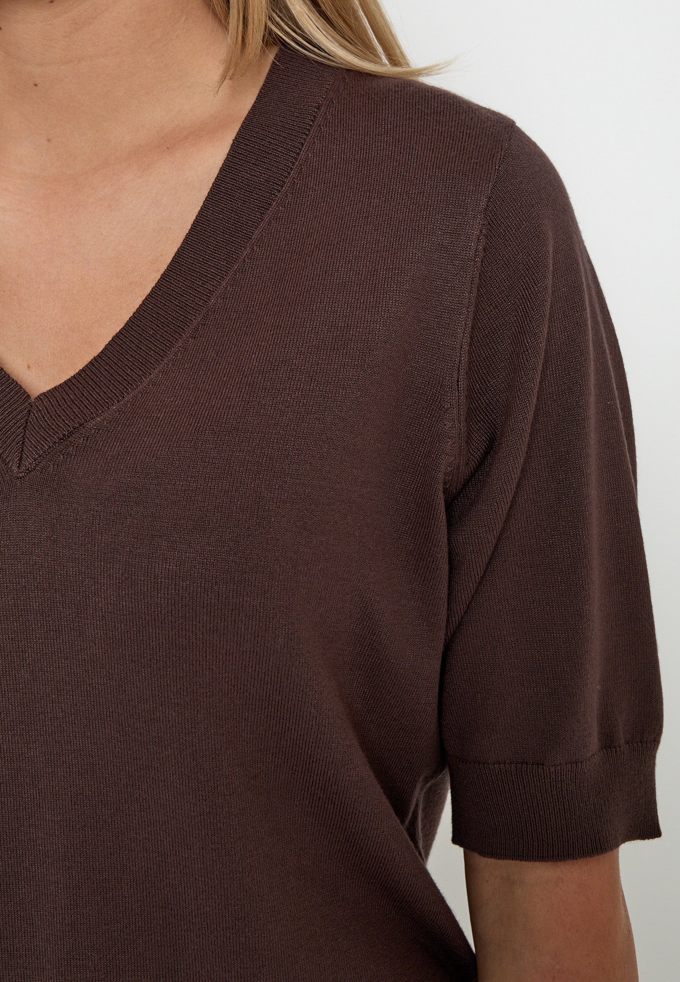 Minus MSMilla Knit T-Shirt T-Shirt 5618 Bracken Brown