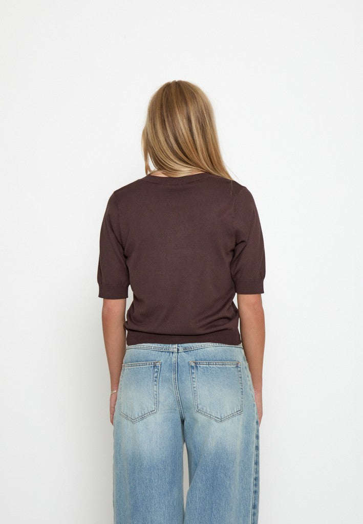 Minus MSMilla Knit T-Shirt T-Shirt 5618 Bracken Brown