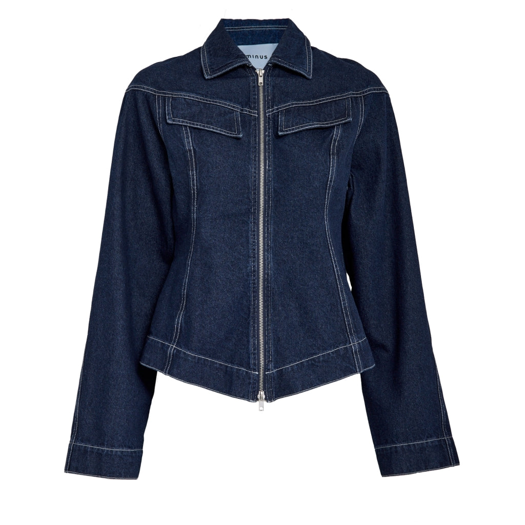 Minus MSMinea Denim Jacket Jacket 537 Dark Denim Blue