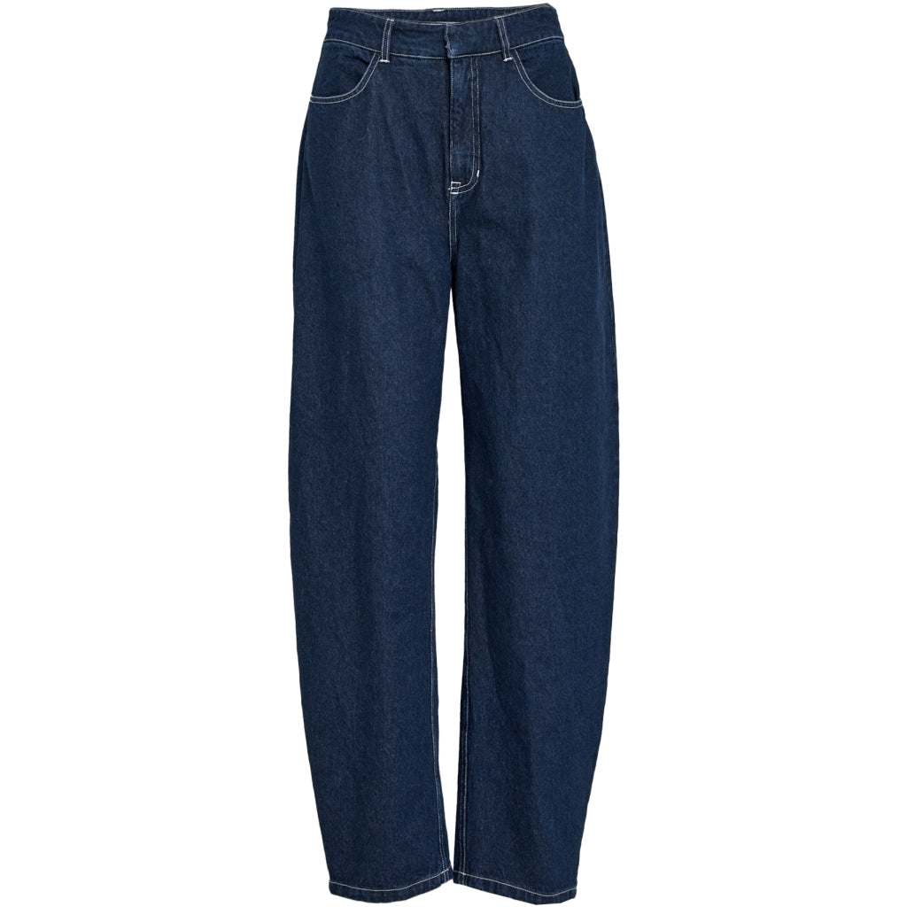 Minus MSMinea High Waist Jeans Jeans 537 Dark Denim Blue