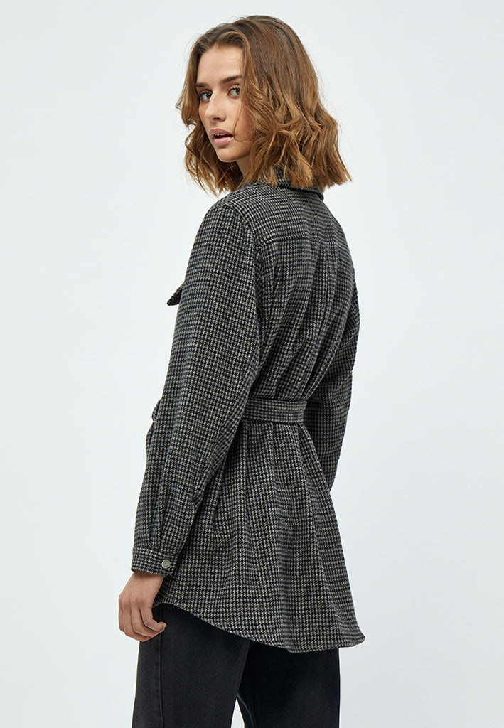 Minus MSMinja Jacket Jacket 9454C Slate Brown Checked