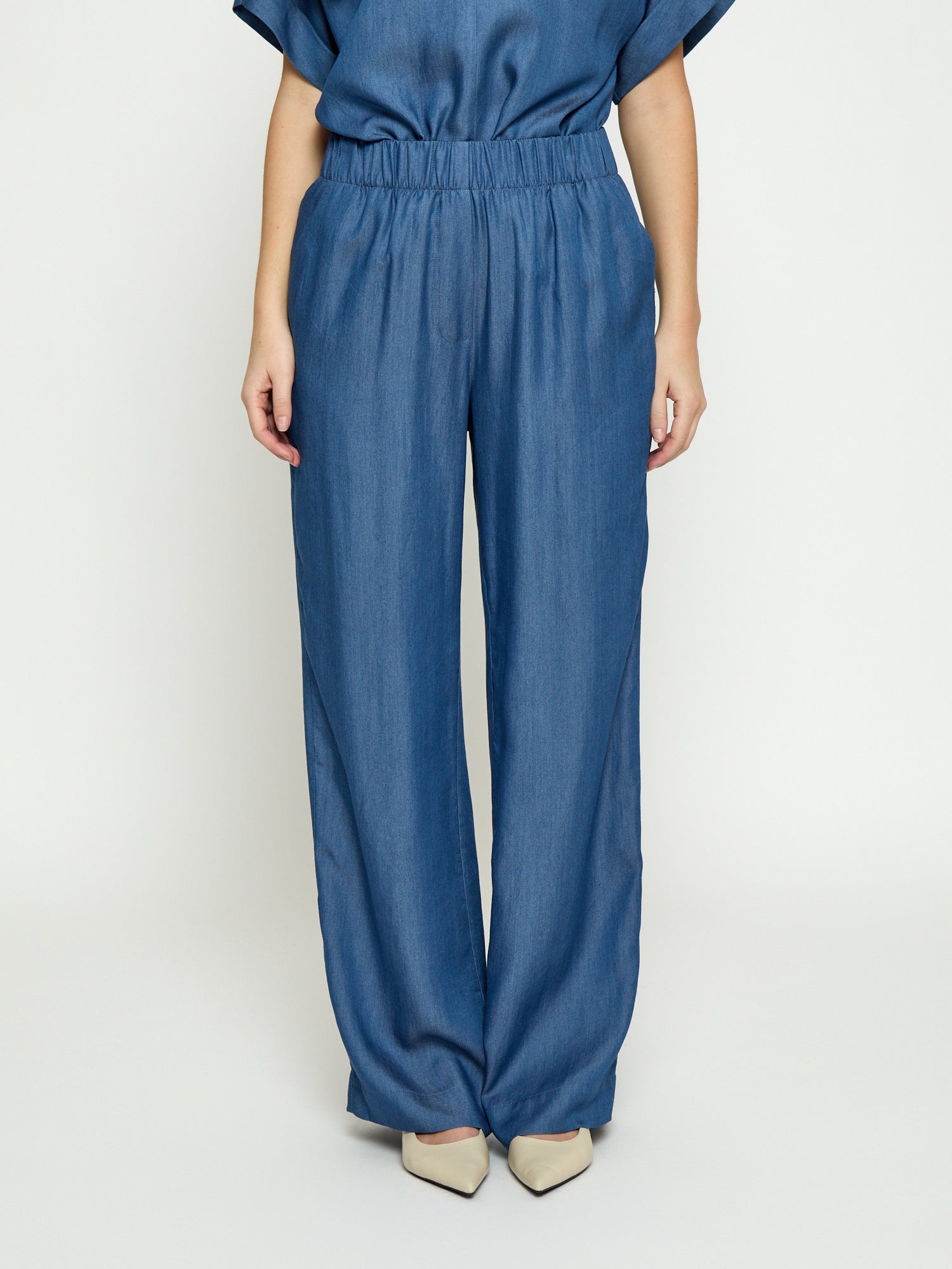 Minus MSMirja Mid Waist Pant Pant 9610P MID BLUE