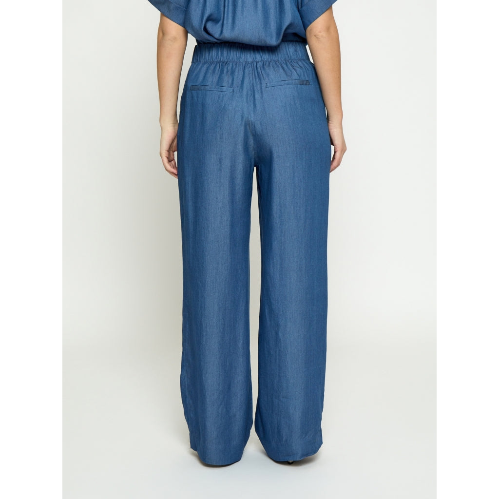 Minus MSMirja Mid Waist Pant Pant 9610P MID BLUE