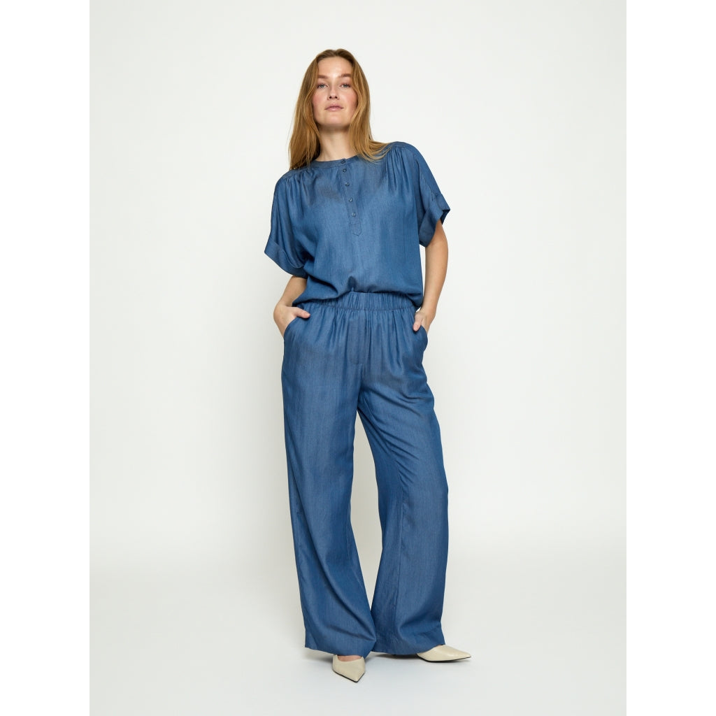 Minus MSMirja Mid Waist Pant Pant 9610P MID BLUE