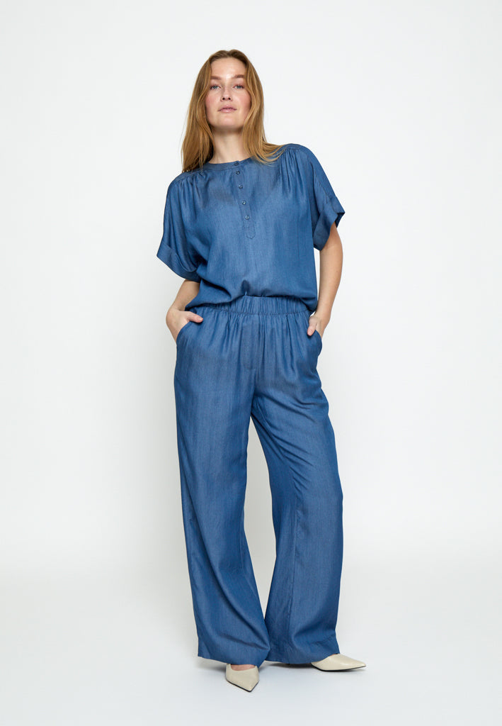 Minus MSMirja Mid Waist Pant Pant 9610P MID BLUE
