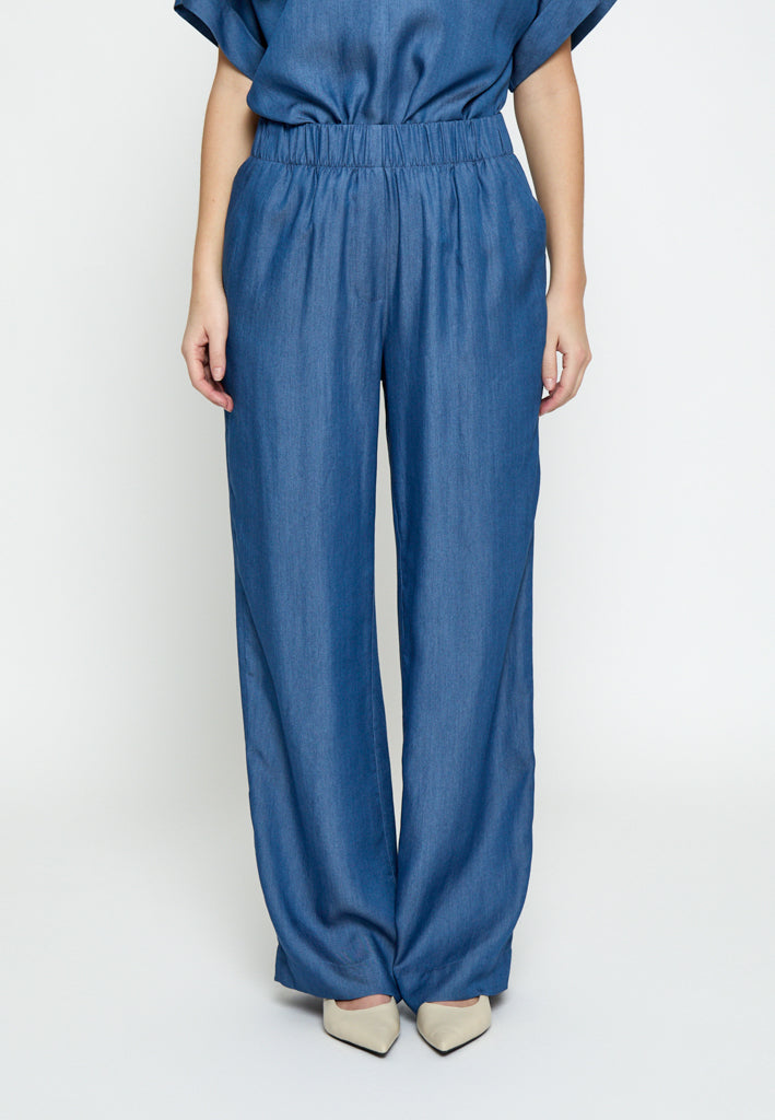 Minus MSMirja Mid Waist Pant Pant 9610P MID BLUE