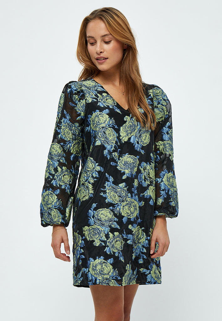 Minus MSMistia Dress Dress 1202P Ocean Blue Print