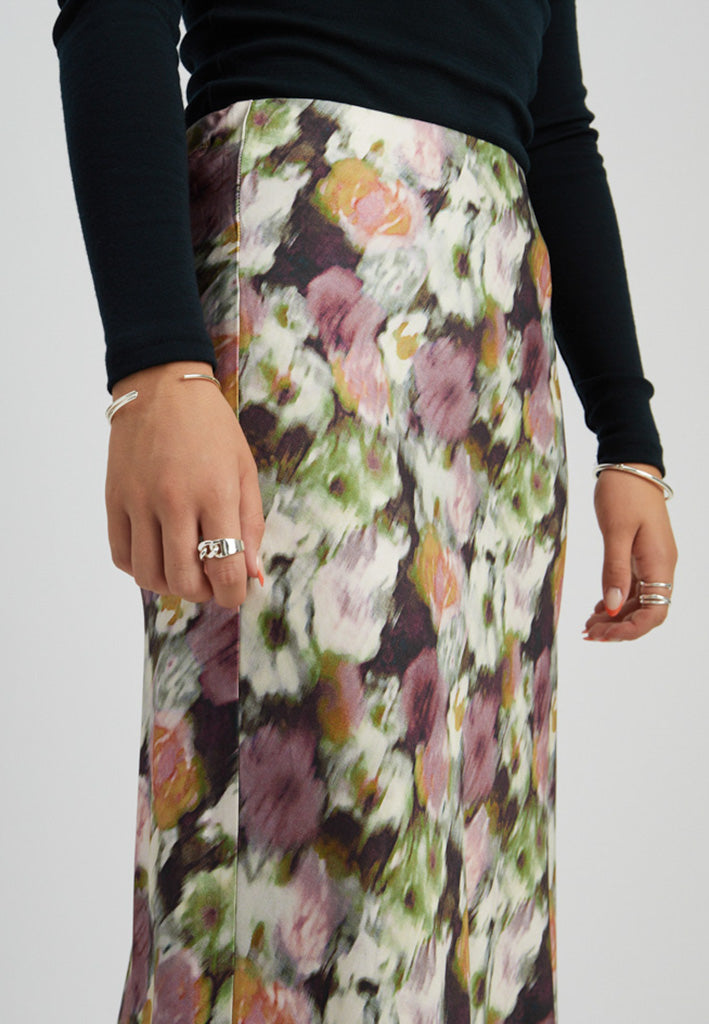 Minus MSNadia Maxi Skirt Skirt 4009P Andorra Red Print