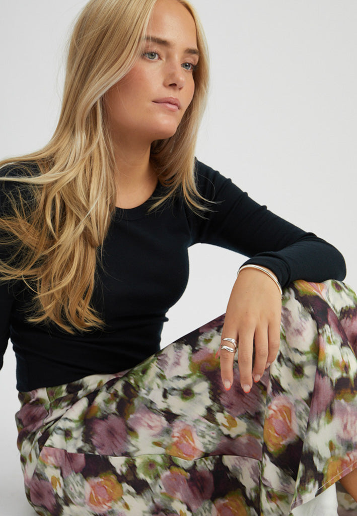 Minus MSNadia Maxi Skirt Skirt 4009P Andorra Red Print