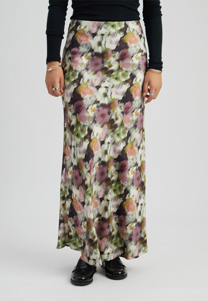 Minus MSNadia Maxi Skirt Skirt 4009P Andorra Red Print