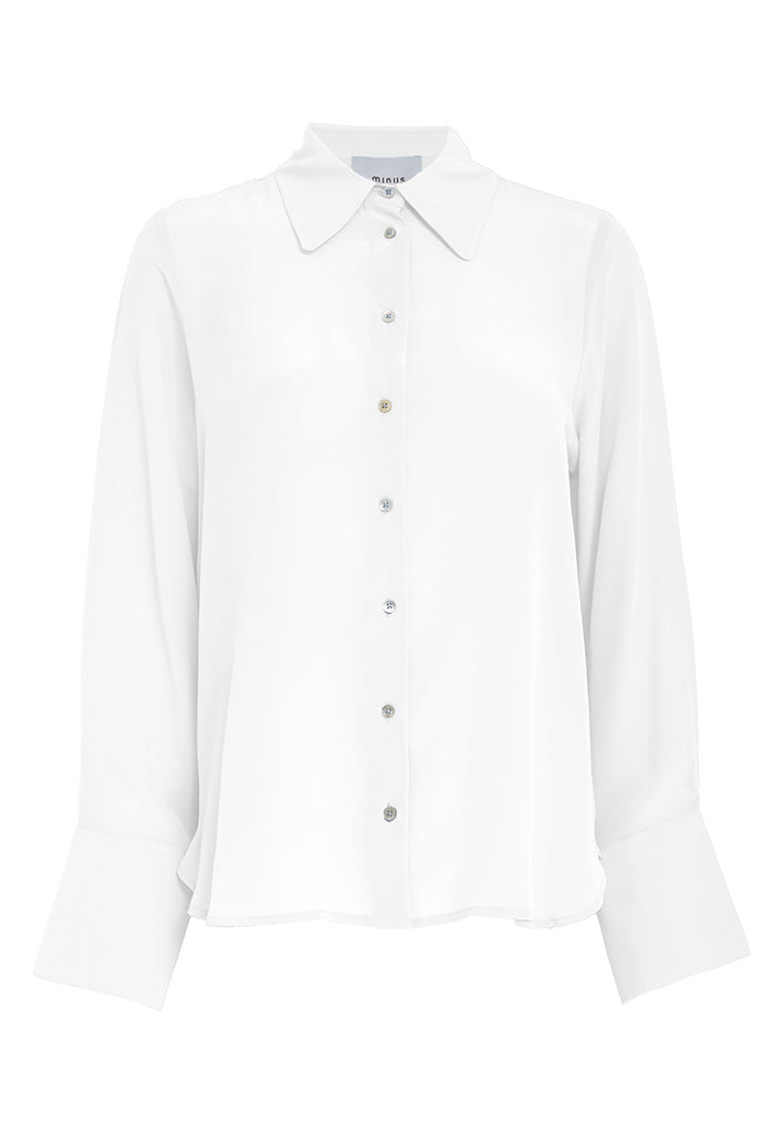 Minus MSNew Caty Silk Shirt Shirt 235 Cloud Dancer
