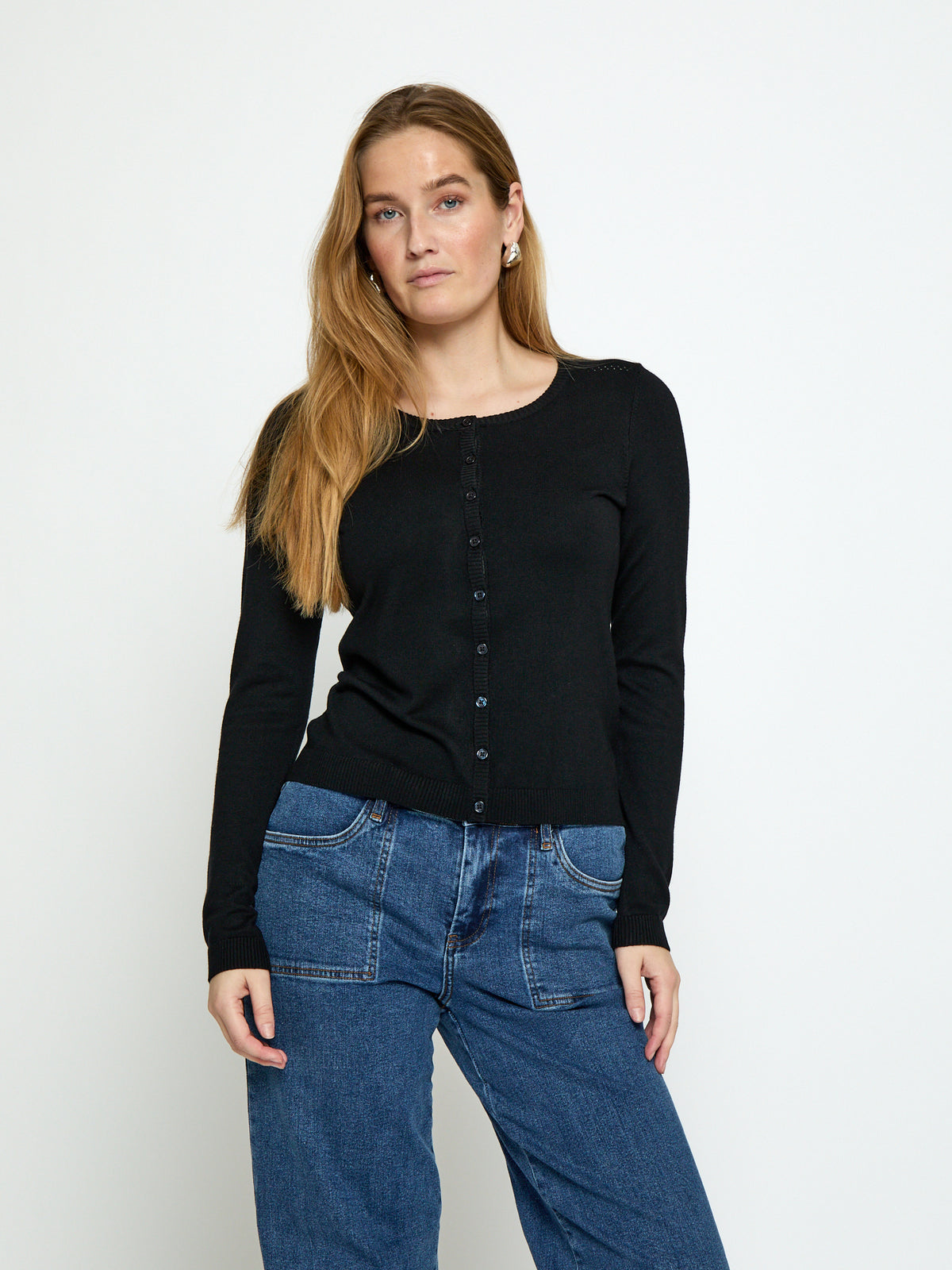 Minus MSNew Laura Cardigan Cardigans 100 Black