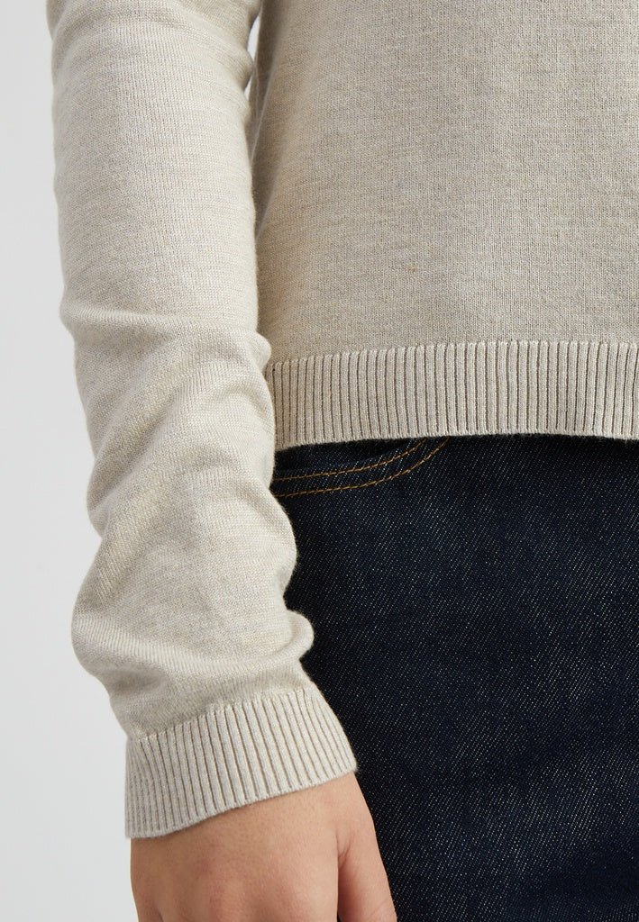 Minus MSNew Laura Cardigan Cardigans 9015M Sand Gray Melange