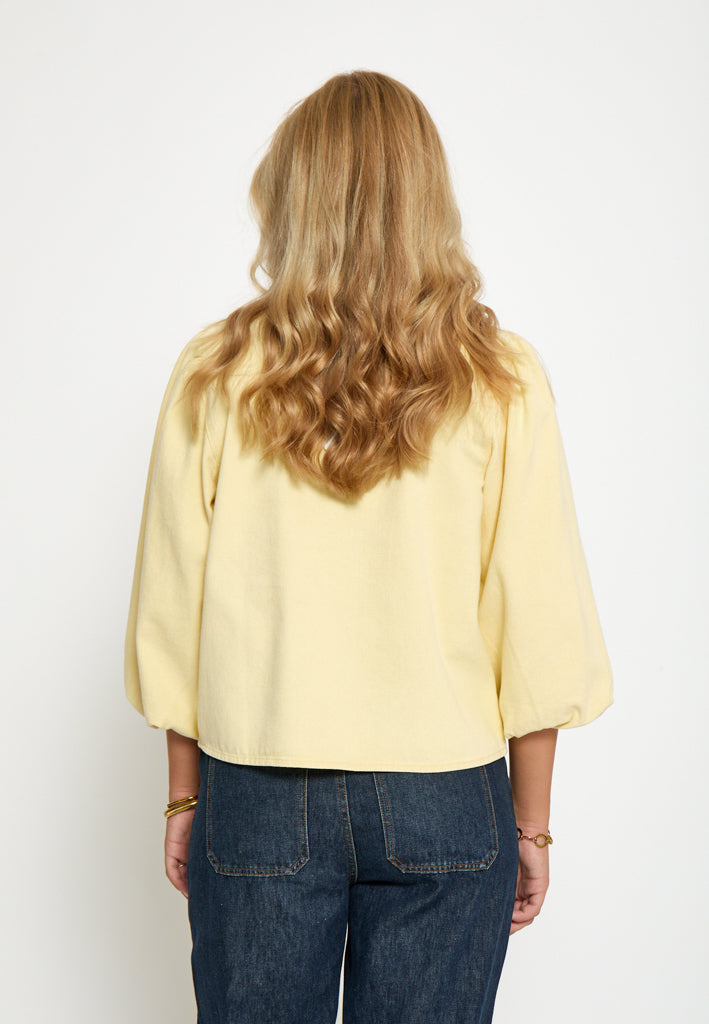 Minus MSNew Solene Denim Shirt Shirt 1004 Soft Yellow