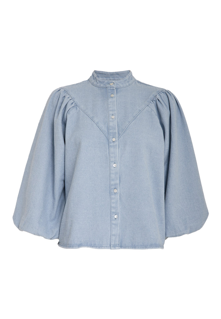 Minus MSNew Solene Denim Shirt Shirt 2284 Skyway Blue