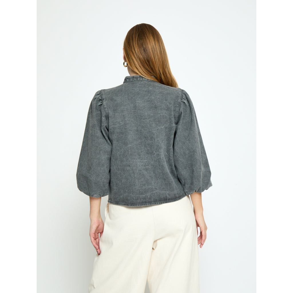 Minus MSNew Solene Denim Shirt Shirt 2325 LIGHT GREY