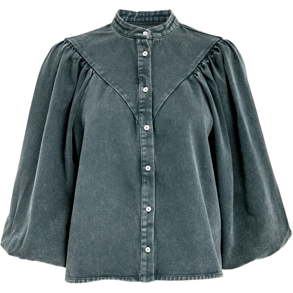 Minus MSNew Solene Denim Shirt Shirt 2325 LIGHT GREY