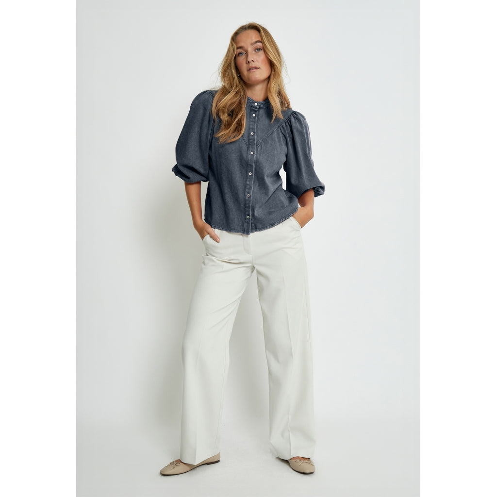 Minus MSNew Solene Denim Shirt Shirt 2994 Sky Captain