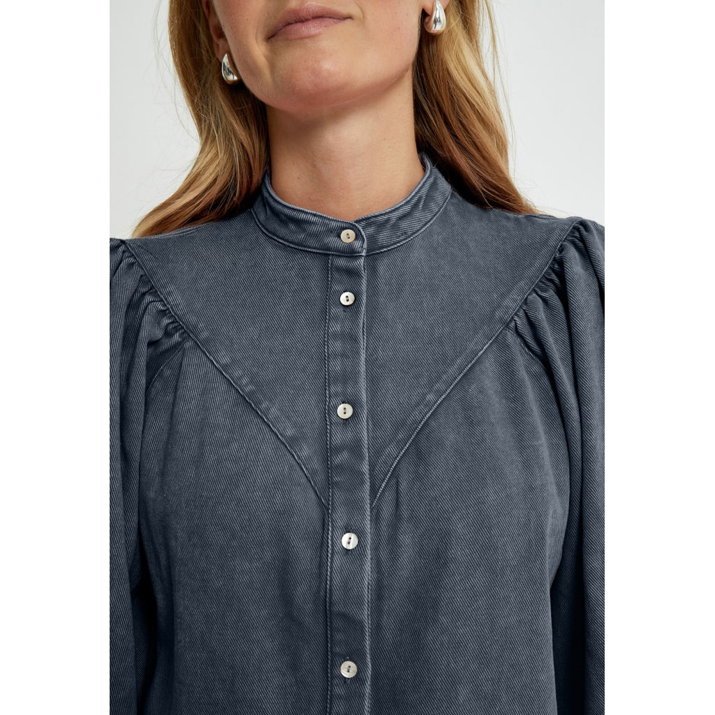 Minus MSNew Solene Denim Shirt Shirt 2994 Sky Captain