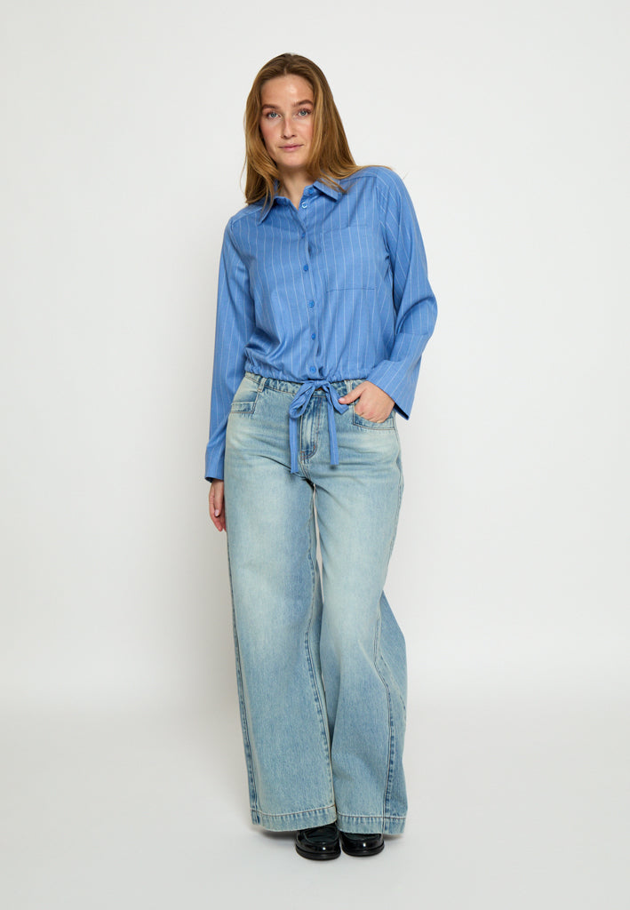 Minus MSOdelia Shirt Shirt 2284S Skyway Blue Stripe