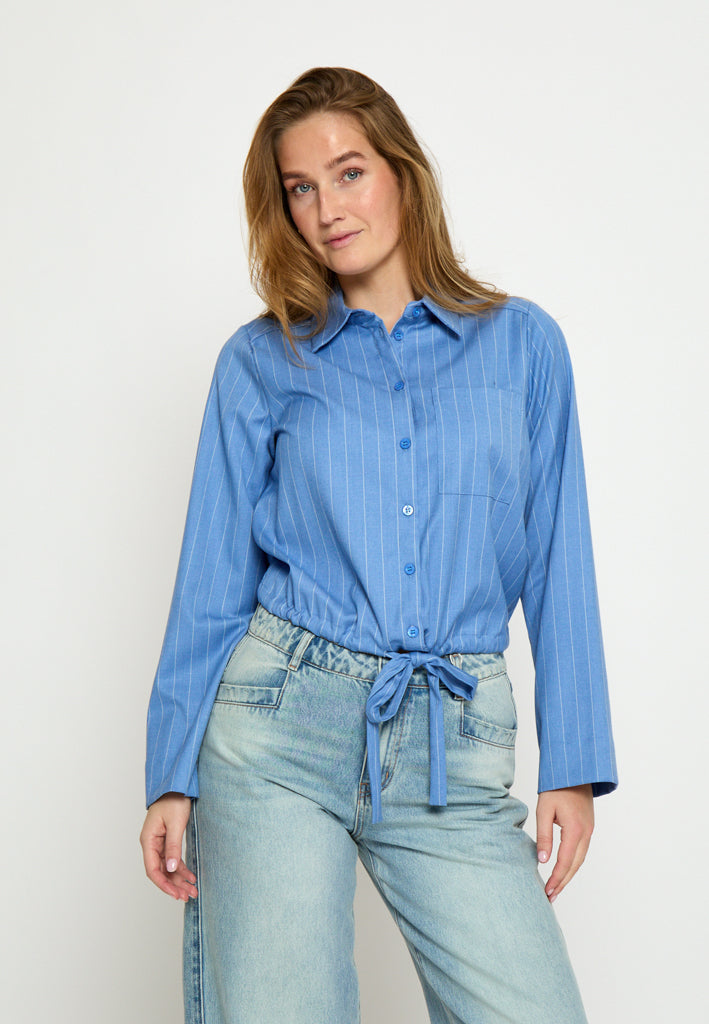 Minus MSOdelia Shirt Shirt 2284S Skyway Blue Stripe