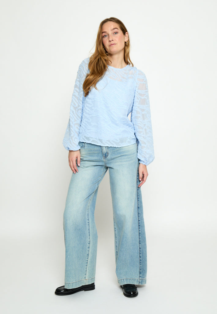 Minus MSOdine Blouse Blouse 2284 Skyway Blue
