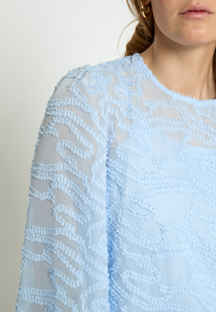 Minus MSOdine Blouse Blouse 2284 Skyway Blue