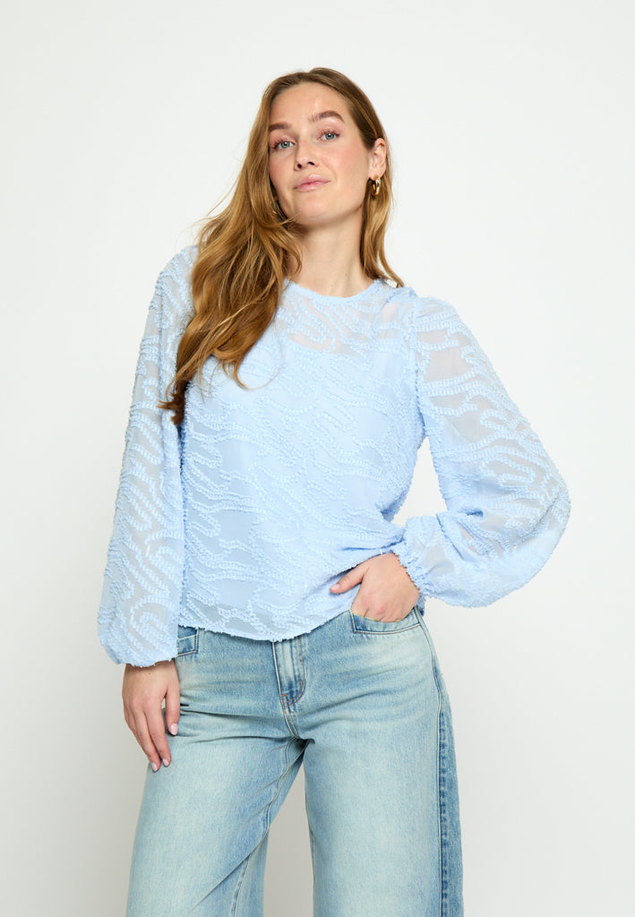 Minus MSOdine Blouse Blouse 2284 Skyway Blue