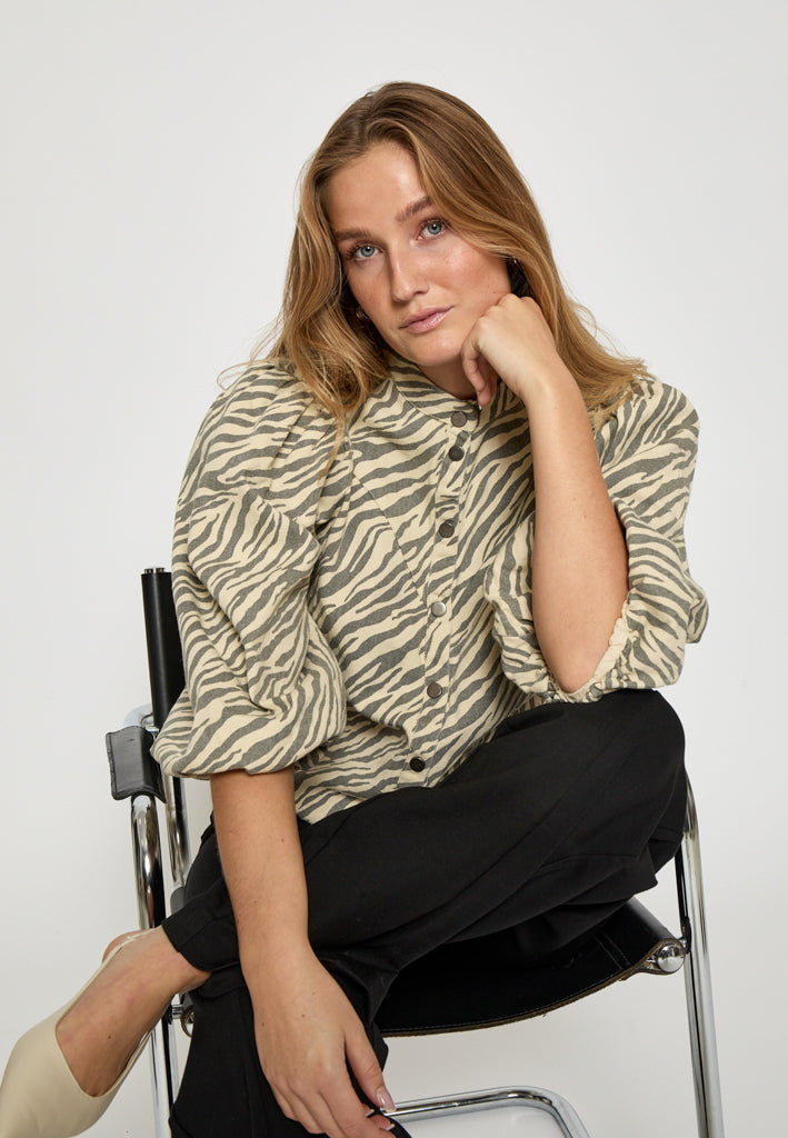 Minus MSOlenna Shirt Shirt 9015 Sand Gray