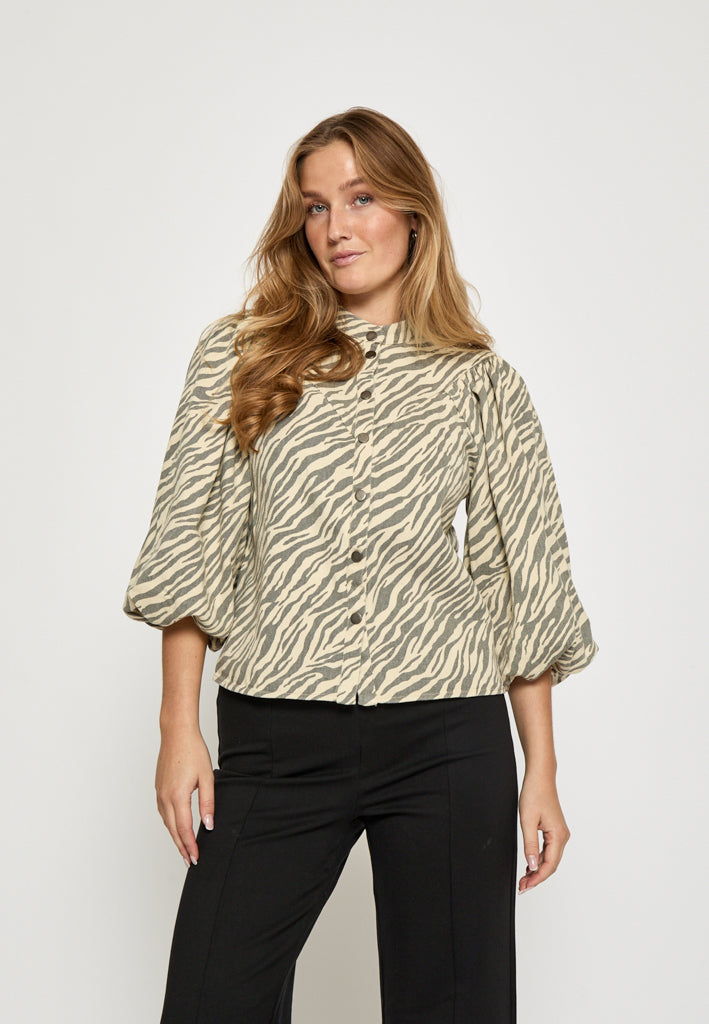 Minus MSOlenna Shirt Shirt 9015 Sand Gray