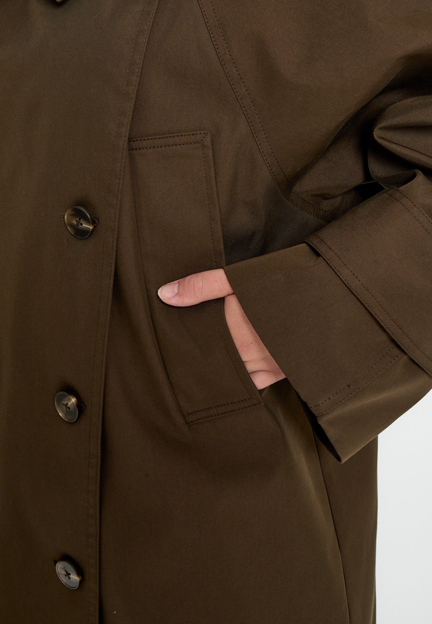 Minus MSPalina Coat Coat 5661 SLATE BROWN