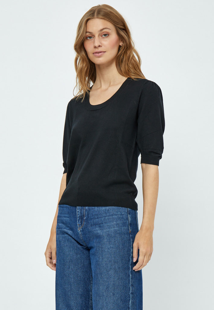 Minus MSPam Knit T-Shirt T-Shirt 100 Black