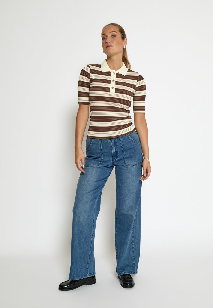 Minus MSPammie T-Shirt T-Shirt 5064S Carafe Striped