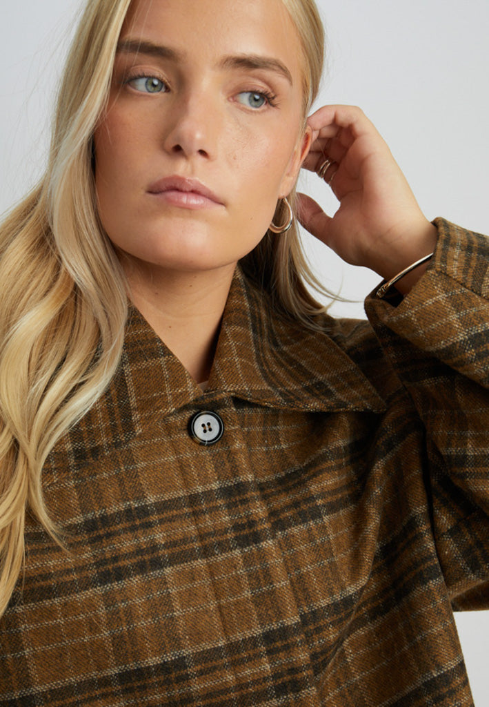 Minus MSParilla Jacket Jacket 5065C Chestnut Brown