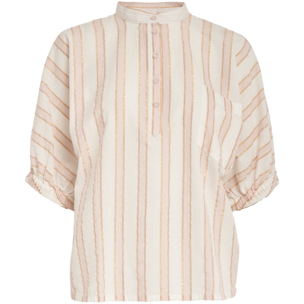 Minus MSPatricia Blouse Blouse 4652S Desert Coral Stripe