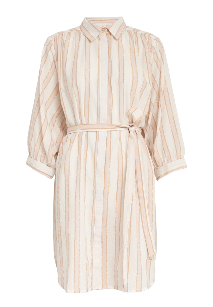 Minus MSPatricia Short Dress Dress 4652S Desert Coral Stripe