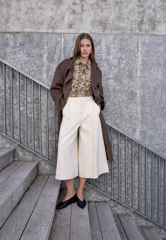 Minus MSPaula Coat Coat 5661M SLATE BROWN MEL