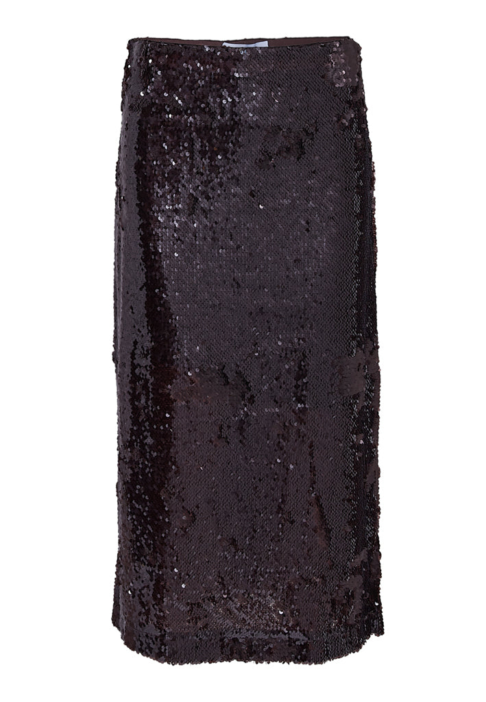 Minus MSPetra Midi Skirt Skirt 5618 Bracken Brown
