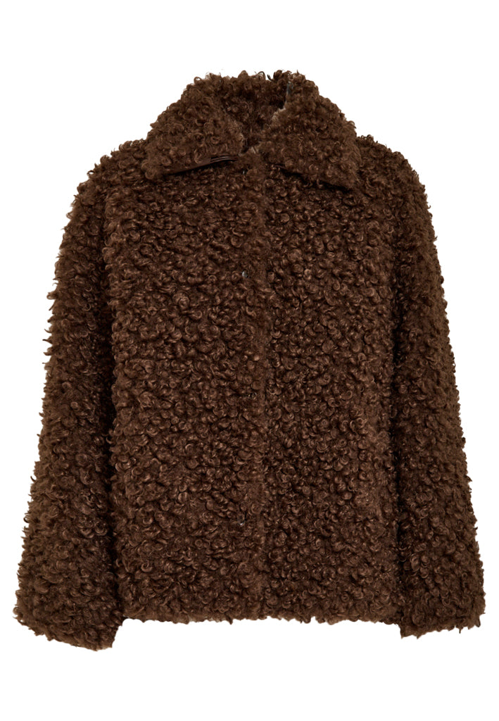 Minus MSPetzy Faux Fur Jacket Jacket 5075 Chicory Coffee