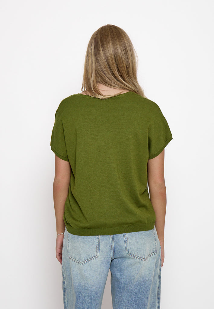 Minus MSPeyton Batsleeve Knit T-Shirt Pullover 3210 Cedar Green