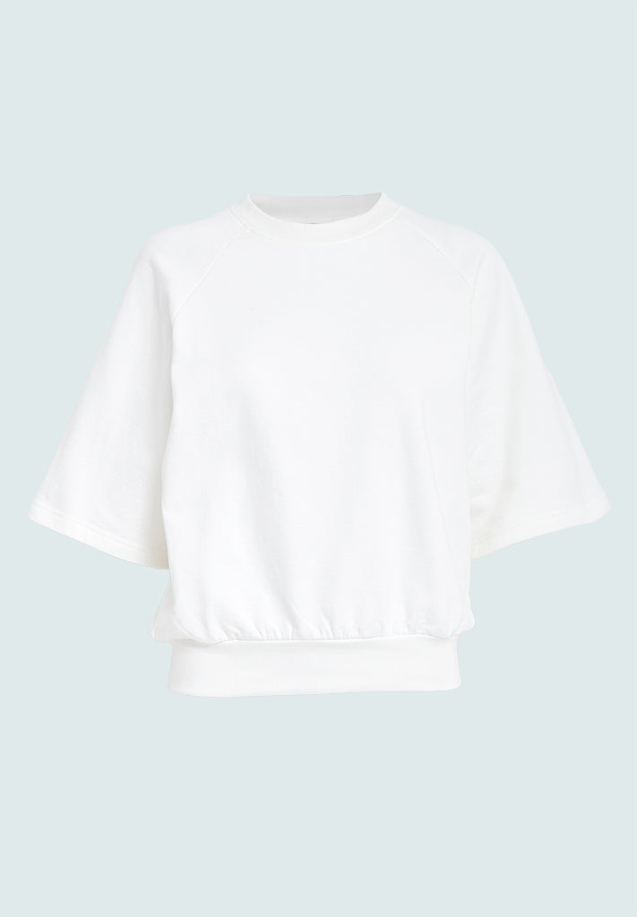 Minus MSPilar GOTS Sweat Sweatshirt 235 Cloud Dancer