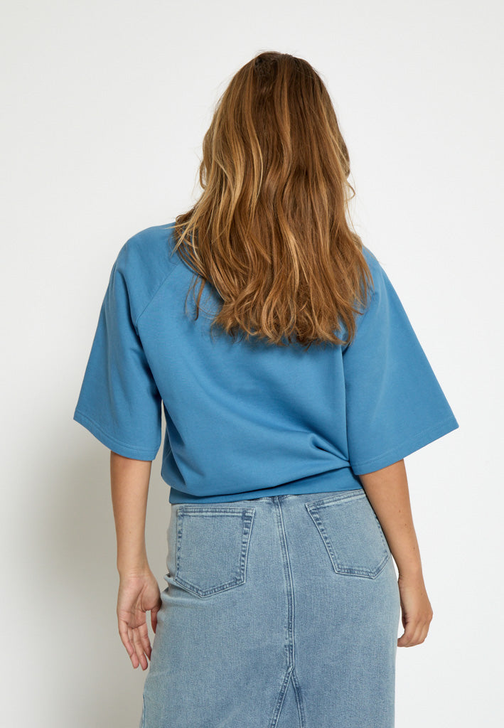 Minus MSPilara GOTS Sweat Sweatshirt 1988 Parisian Blue