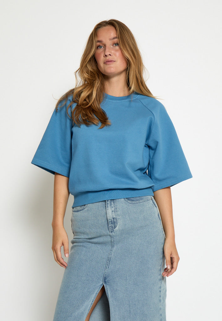 Minus MSPilara GOTS Sweat Sweatshirt 1988 Parisian Blue