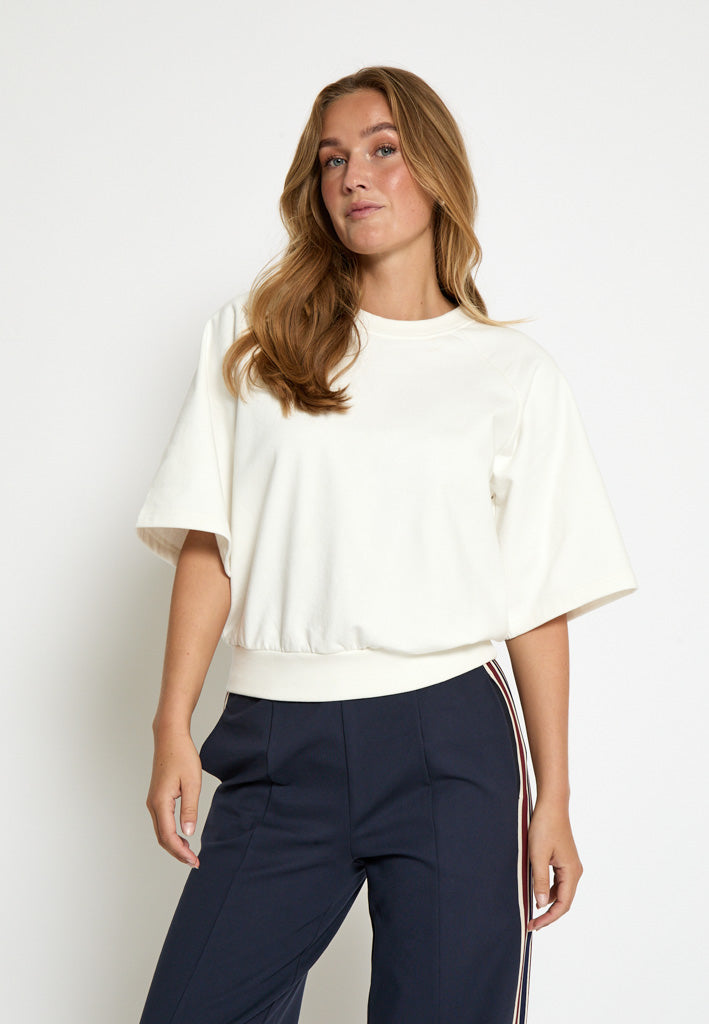 Minus MSPilara GOTS Sweat Sweatshirt 235 Cloud Dancer