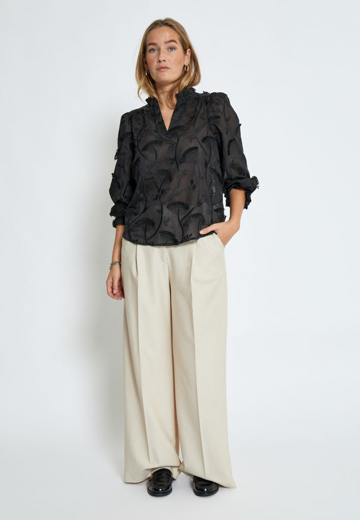 Minus MSPiper Blouse Shirt 100 Black